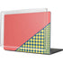 Coral Diagonal Split MacBook Cases