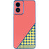 Coral Diagonal Split Moto G Play 4G (2024) Skin