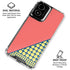 Coral Diagonal Split Moto G Power 5G (2024) Clear Case