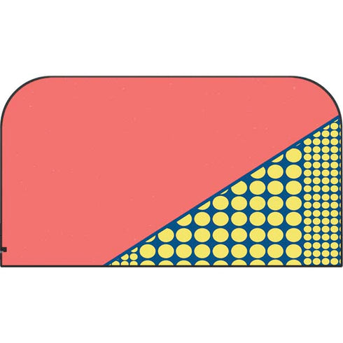 Coral Diagonal Split Nintendo Switch 2 (2025) with Joy-Con Skin