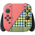 Coral Diagonal Split Nintendo Skins