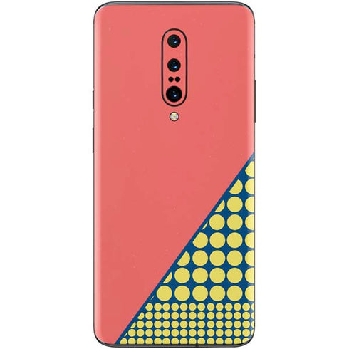 Coral Diagonal Split OnePlus 7 Pro Skin