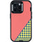 Coral Diagonal Split Otterbox Defender iPhone Skin