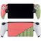 Coral Diagonal Split PlayStation Portal Remote Player Skin