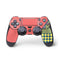 Coral Diagonal Split PS4 Pro/Slim Controller Skin