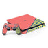 Coral Diagonal Split PlayStation PS4 Skins