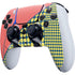 Coral Diagonal Split PS5 DualSense Edge Pro Controller Skin