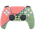 Coral Diagonal Split PlayStation PS5 Skins