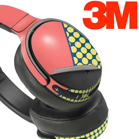 Coral Diagonal Split Skullcandy Venue Skin