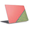 Coral Diagonal Split Surface Laptop 2 Skin
