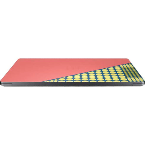 Coral Diagonal Split Surface Laptop 7 13.8in Skin