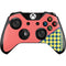 Coral Diagonal Split Xbox One Controller Skin