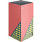 Coral Diagonal Split XBox Series X Digital Edition Console Skin