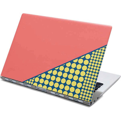 Coral Diagonal Split Yoga 910 2-in-1 14in Touch-Screen Skin