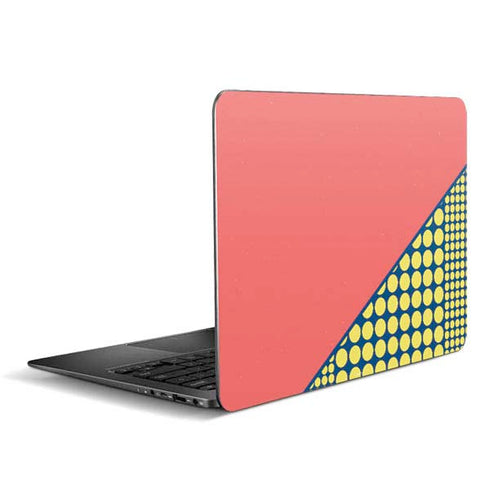 Coral Diagonal Split Zenbook UX305FA 13.3in Skin