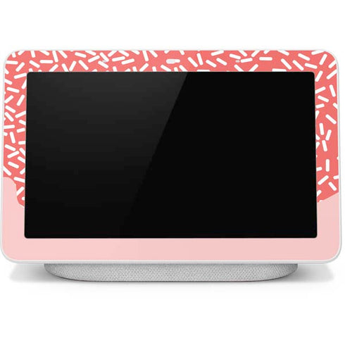 Coral Spring Sprinkles Google Home Hub Skin