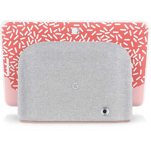 Coral Spring Sprinkles Google Home Hub Skin