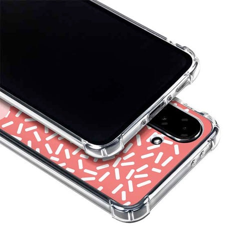 Coral Spring Sprinkles Galaxy A36 5G Clear Case