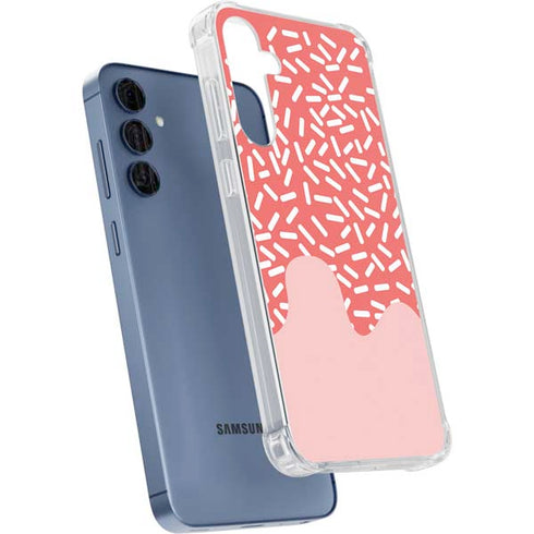 Coral Spring Sprinkles Galaxy A55 5G Clear Case