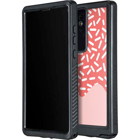 Coral Spring Sprinkles Galaxy S24 Ultra Waterproof Case