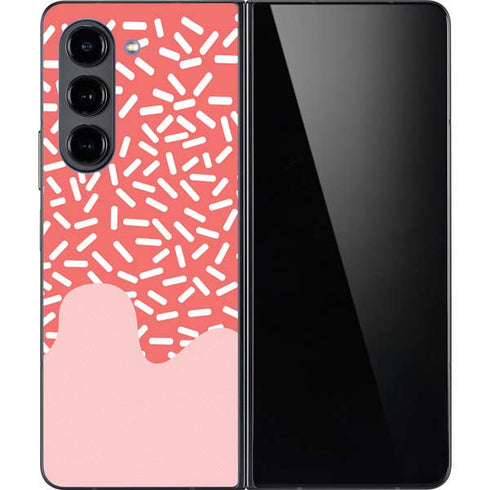 Coral Spring Sprinkles Galaxy Z Fold5 5G Skin