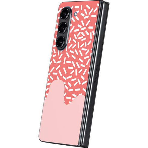 Coral Spring Sprinkles Galaxy Z Fold5 5G Skin