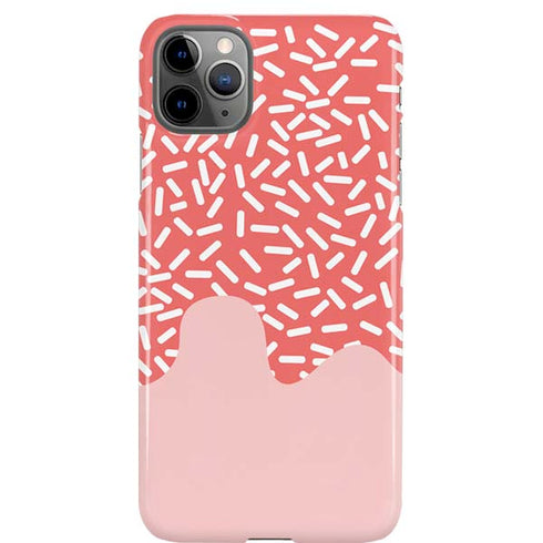 Coral Spring Sprinkles iPhone Cases