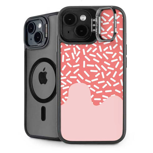 Coral Spring Sprinkles iPhone 14 Kickstand Case