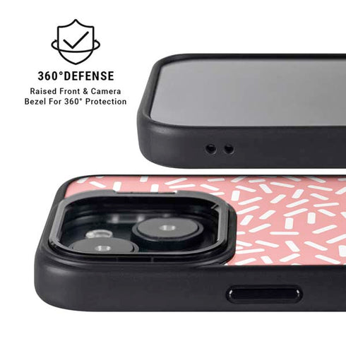 Coral Spring Sprinkles iPhone 14 Plus Kickstand Case