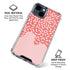 Coral Spring Sprinkles iPhone 15 Clear Case
