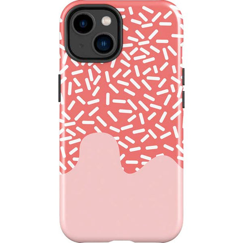 Coral Spring Sprinkles iPhone 15 Impact Case