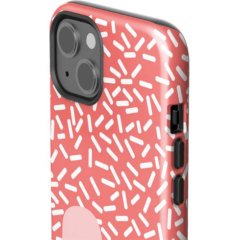 Coral Spring Sprinkles iPhone 15 Impact Case