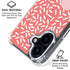 Coral Spring Sprinkles iPhone 16 Clear Case
