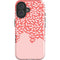 Coral Spring Sprinkles iPhone 16 Plus Impact Case
