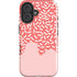 Coral Spring Sprinkles iPhone 16 Plus Impact Case