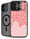 Coral Spring Sprinkles iPhone 16 Plus Kickstand Case