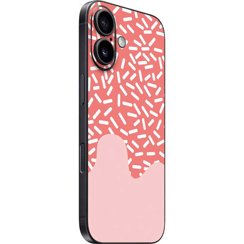 Coral Spring Sprinkles iPhone 16 Plus Skin