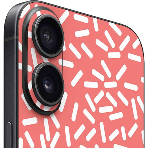 Coral Spring Sprinkles iPhone 16 Plus Skin