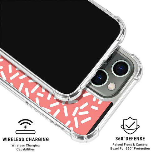 Coral Spring Sprinkles iPhone 16 Pro Clear Case