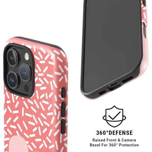 Coral Spring Sprinkles iPhone 16 Pro Max Magsafe Impact Case