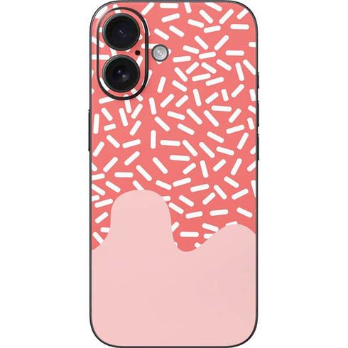 Coral Spring Sprinkles iPhone 16 Skin