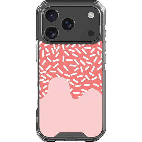 Coral Spring Sprinkles iPhone 18 Pro Clear Case