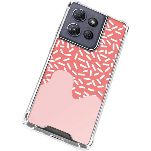 Coral Spring Sprinkles Moto G Play 5G (2025) Clear Case