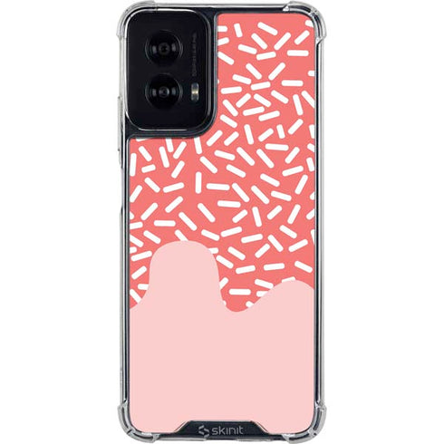Coral Spring Sprinkles Moto G Power 5G (2024) Clear Case