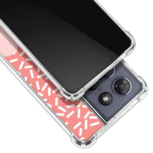Coral Spring Sprinkles Moto G Power 5G (2025) Clear Case