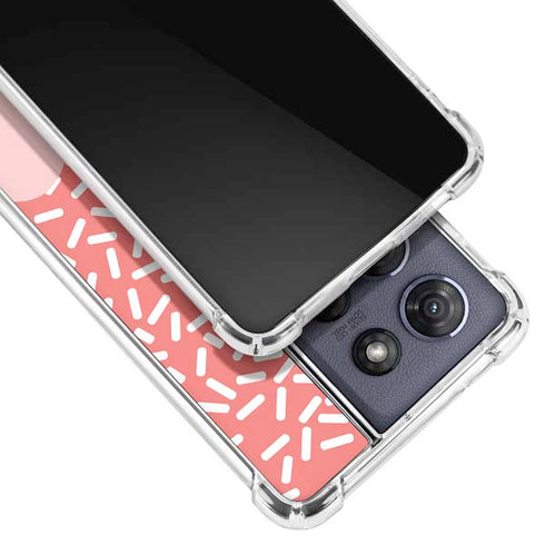 Coral Spring Sprinkles Moto G Stylus 5G (2025) Clear Case