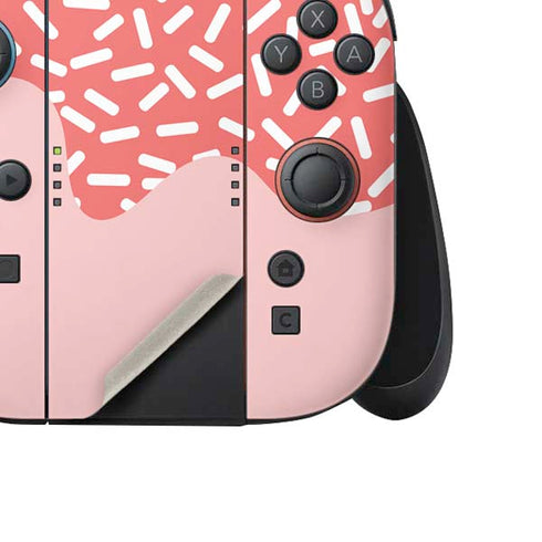 Coral Spring Sprinkles Nintendo Switch 2 (2025) Joy-Con Controller Skin