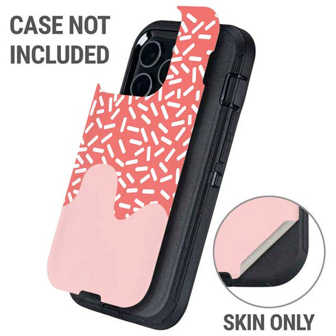 Coral Spring Sprinkles Otterbox Defender iPhone Skin