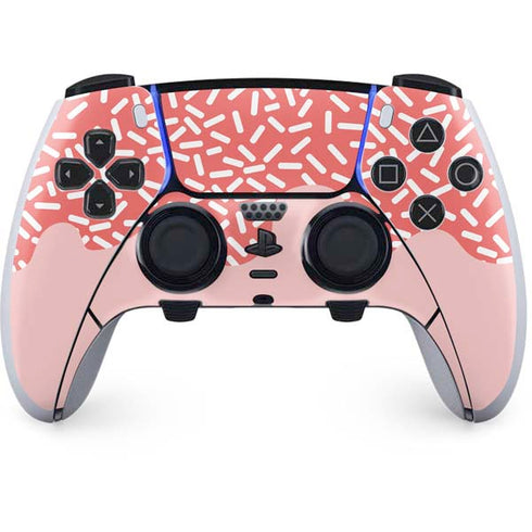 Coral Spring Sprinkles PS5 DualSense Edge Pro Controller Skin