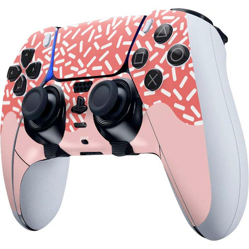 Coral Spring Sprinkles PS5 DualSense Edge Pro Controller Skin